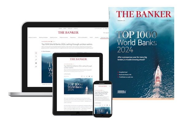 Banker magazine digital editions on multiple devices