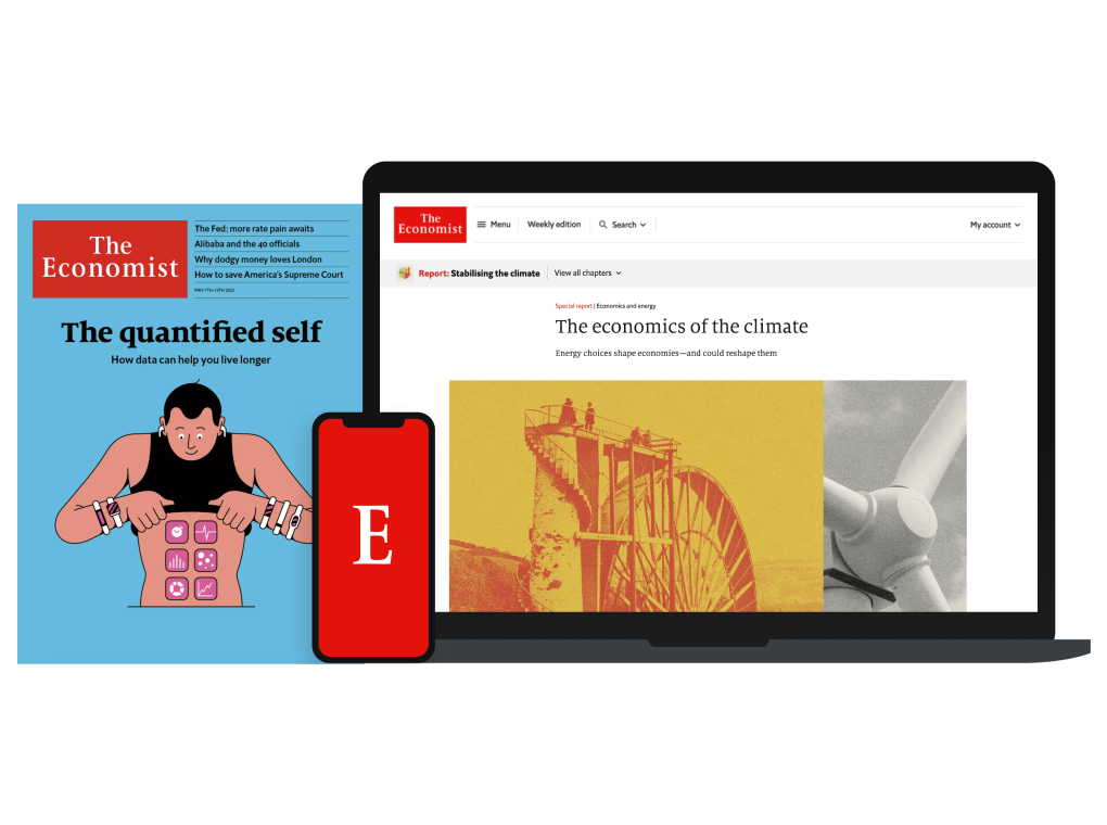 The Economist magazine digital editions on multiple devices